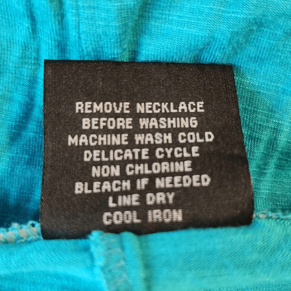 Torrid Teal Green Sleeveless Drape Front Top Size 4 (4X) 3731 - Picture 6 of 6